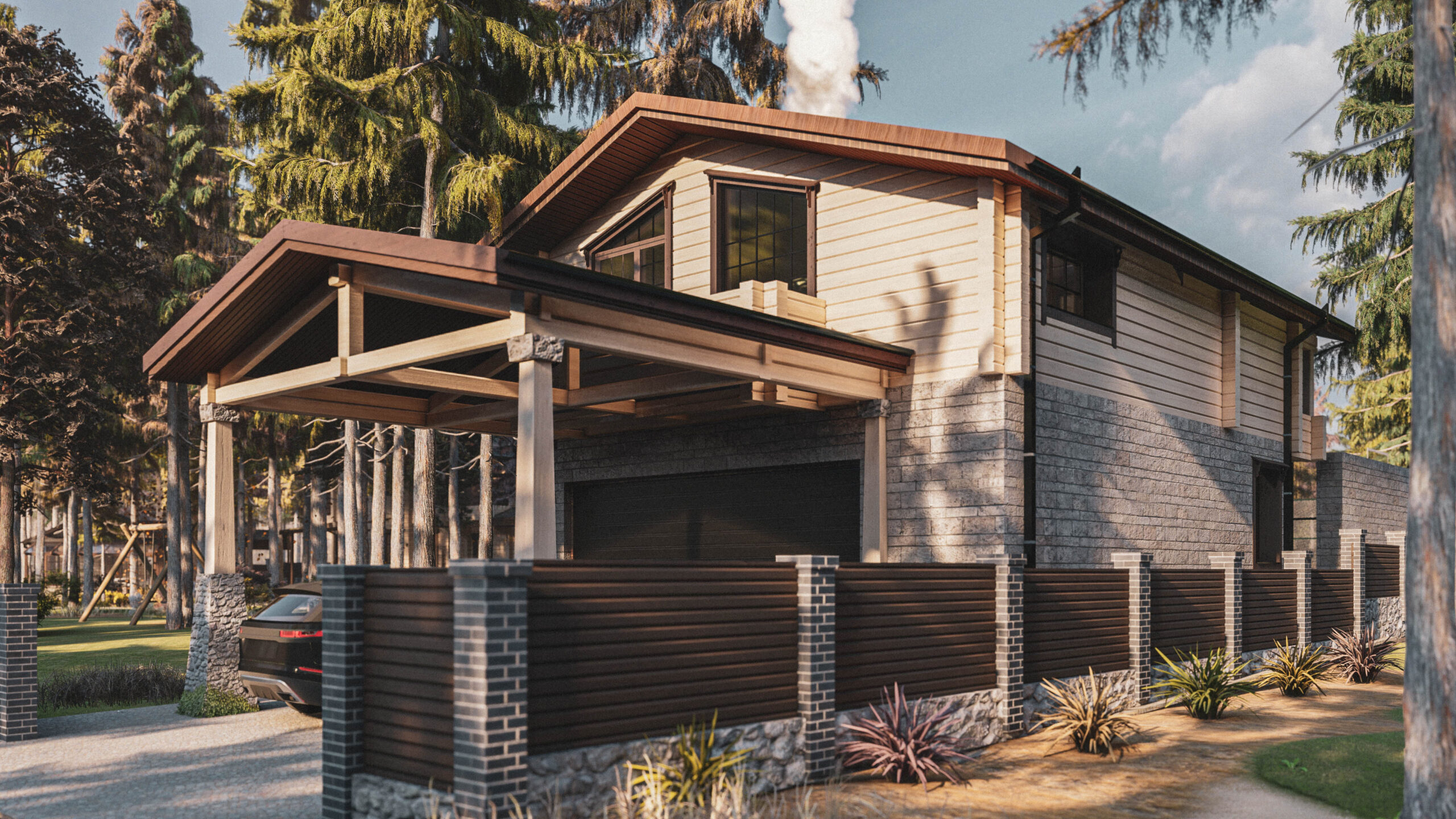 森林中的私人住宅560㎡项目丨ARXY工作室-17