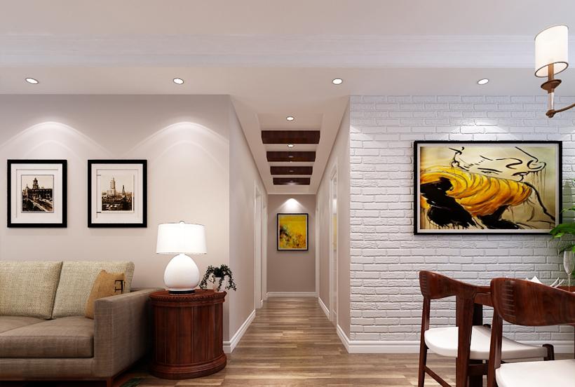 
济南万泰银丰唐郡140平美式风格案例 -4