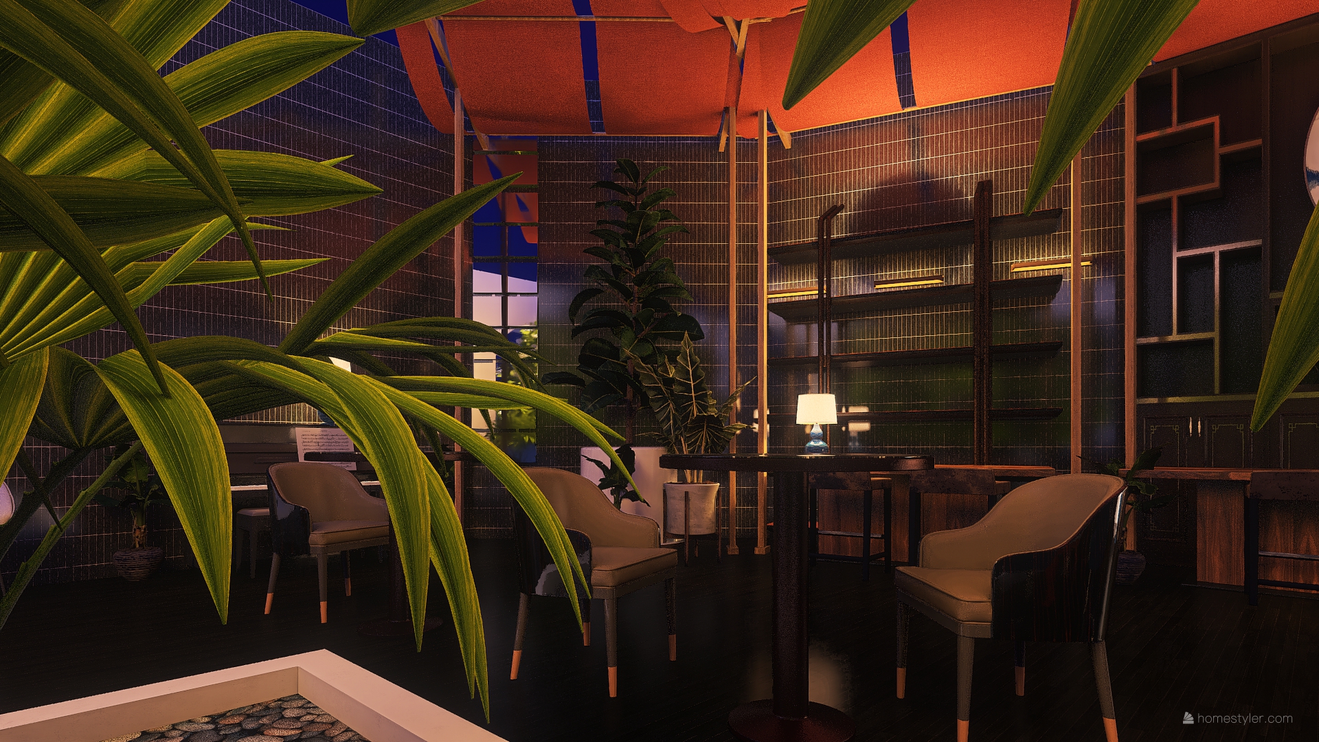 Cafe Interior Design Staging-0