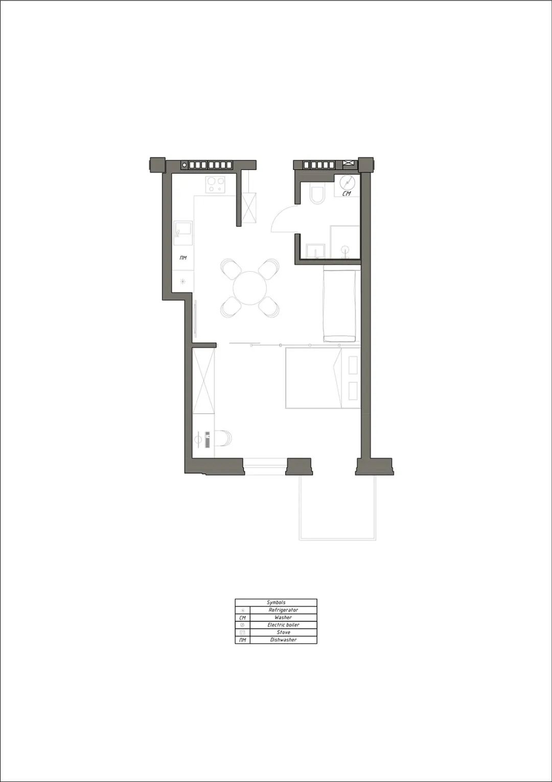 35㎡小公寓设计丨乌克兰敖德萨-73