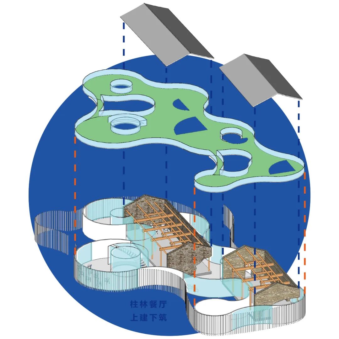 柱林餐厅 | 游走于竹与柱之间的绿色共生空间-13