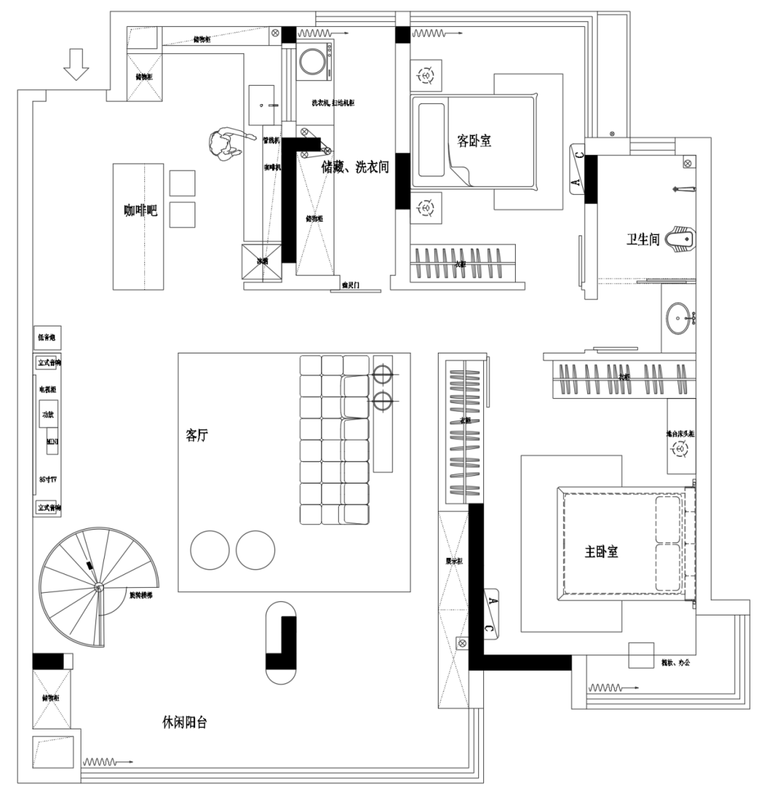 山境空间新案 | 爱与独立：一个复式家里的两代温柔-166