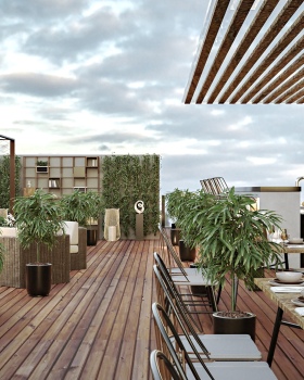 outdoor cafe