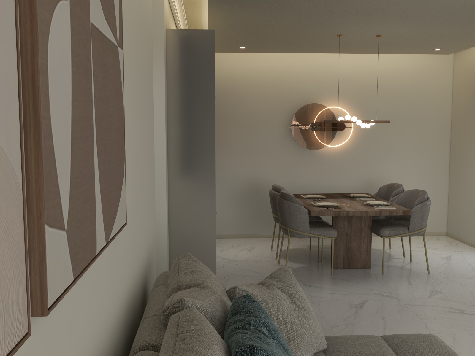 Modern 155 sqm Apartment Interior Design-6