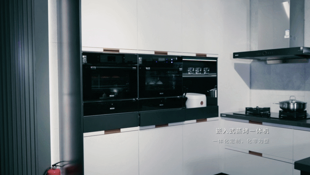 2021欧派新品 | 如何打造轻奢风厨房？看「天鹅湖」的黑白经典设计-43