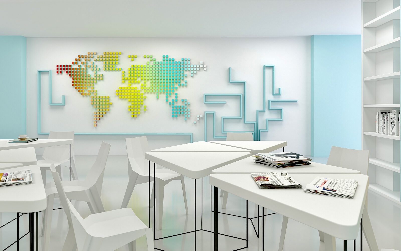 武汉枫叶国际学校公共学习区设计-5