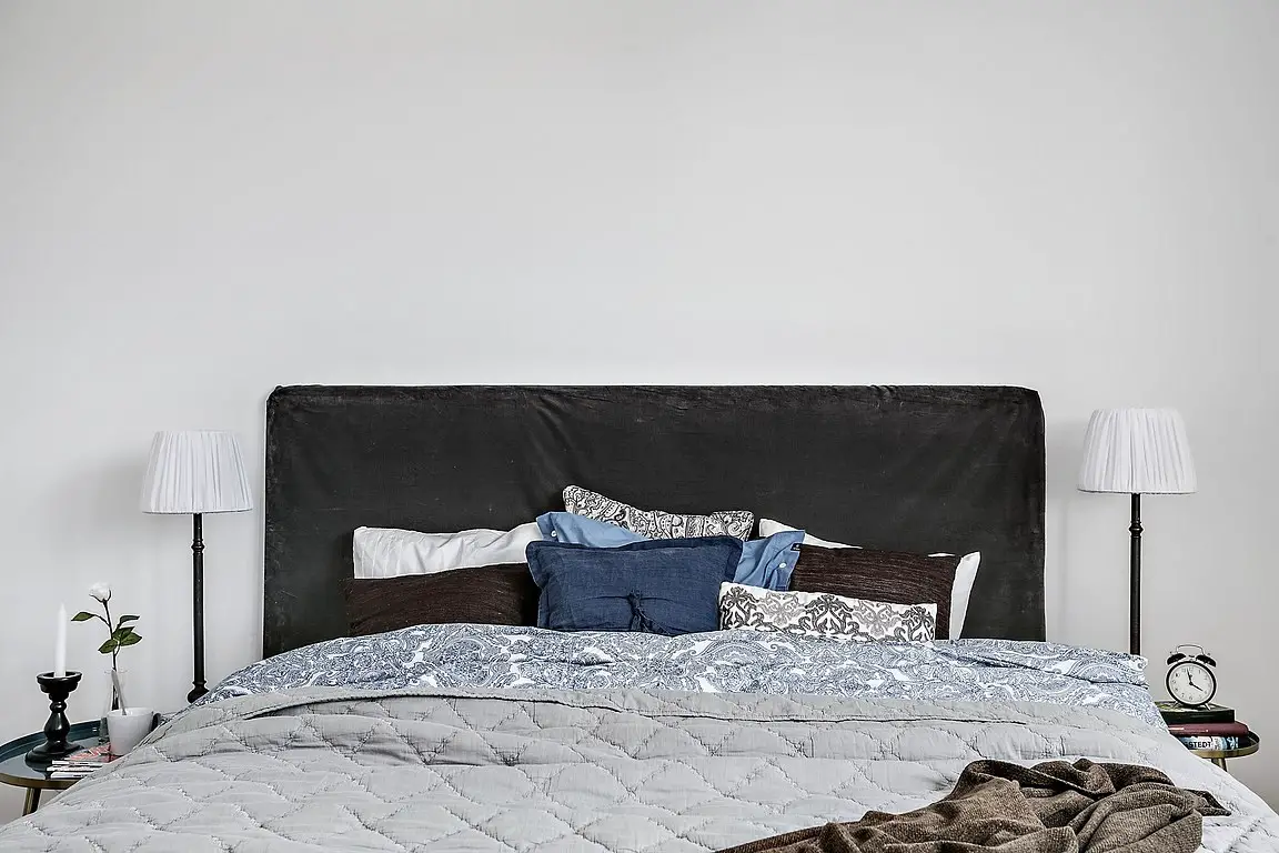 灰蓝调的宁静空间 | Scandinave 风格一居室设计-15