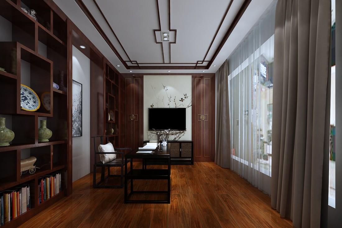 装修公司设计部室内空间设计 · 东方风格-16