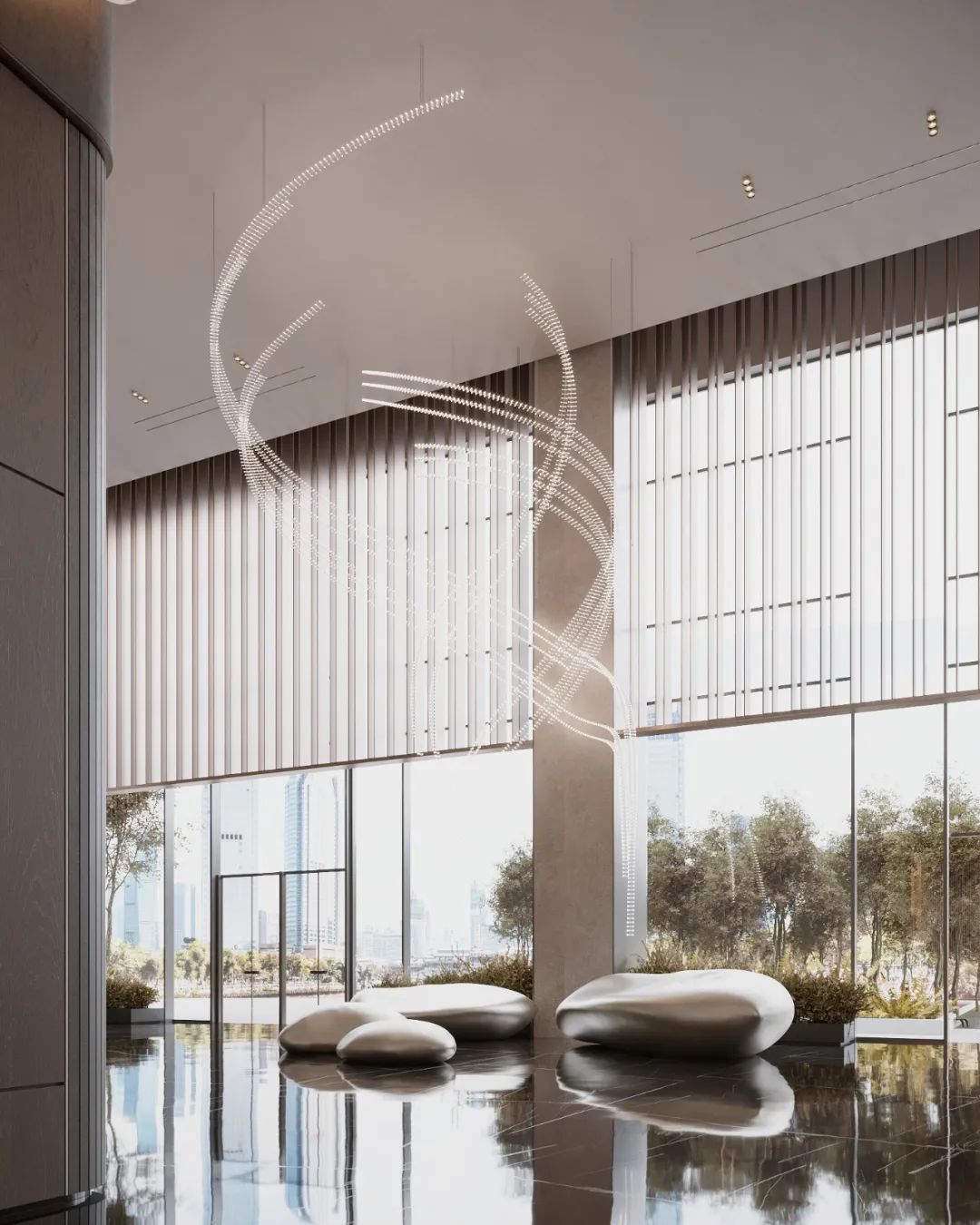 成都公寓大楼一层大堂设计丨中国成都丨ArtPartner Architects-8