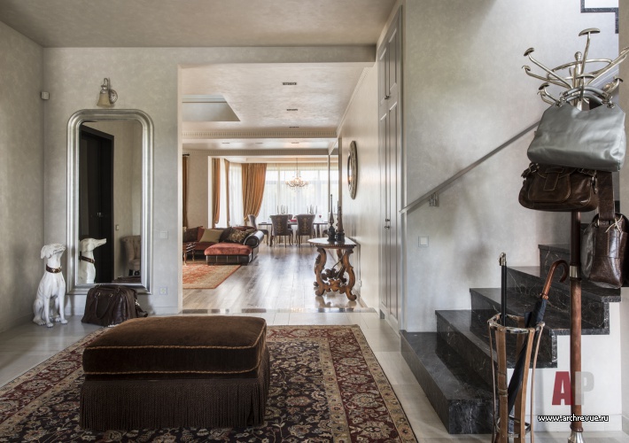 现代砖砌家庭住宅装饰项目丨俄罗斯莫斯科丨Маркос Юлия-11