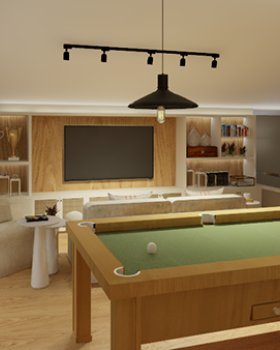 家庭活动室室内设计丨巴西丨Isabela Loureiro Arquitetura