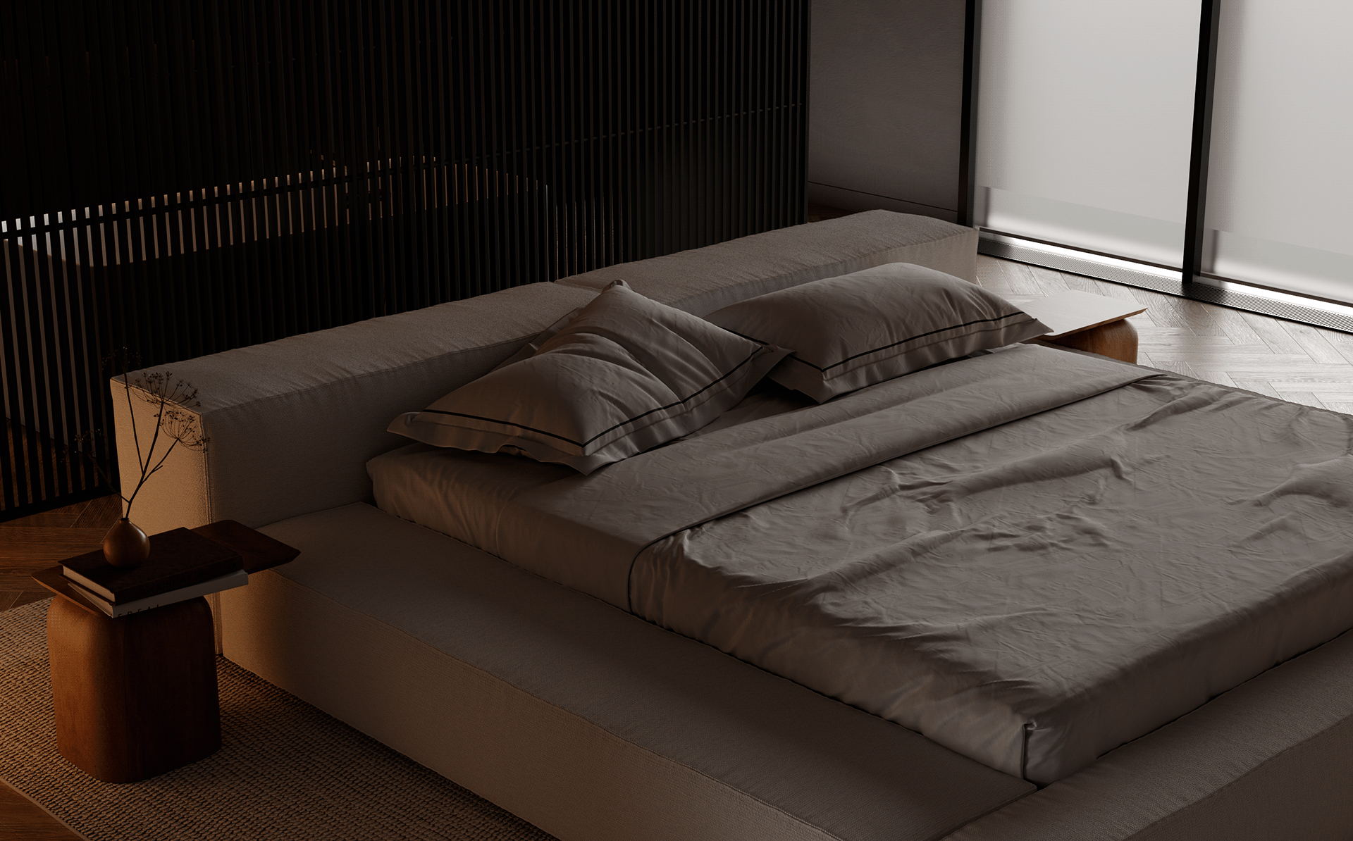 浅色系别墅设计 每一处的设计都是范本！-12