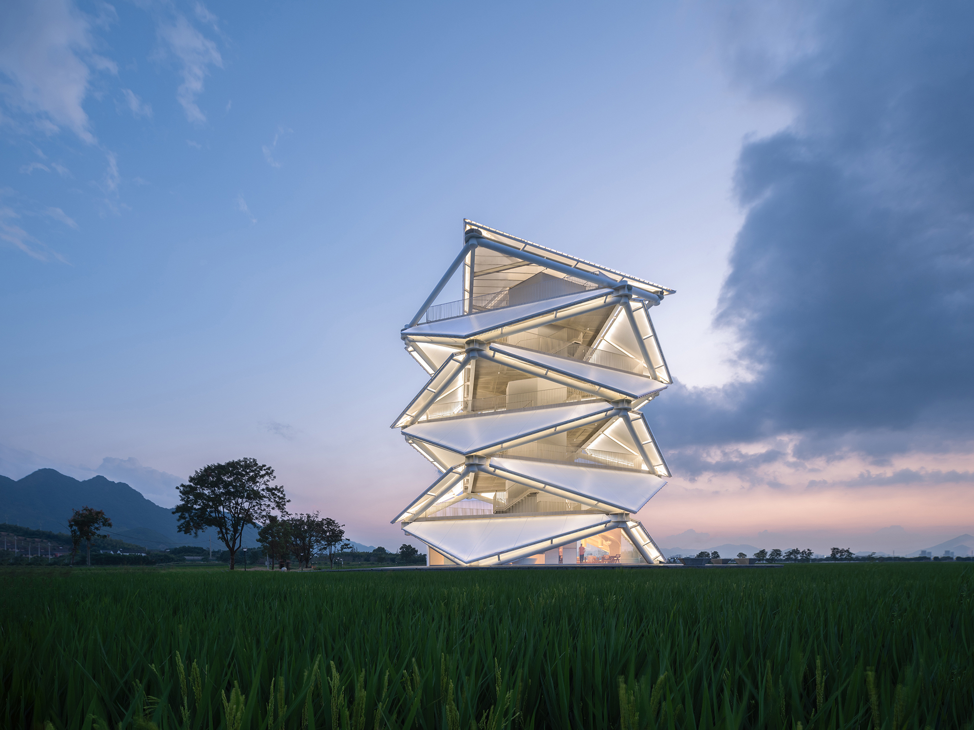 稻田中的灯塔丨中国宁波丨HDEC AIRCoLAB Studio-18