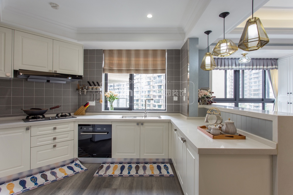 136㎡美式风格住宅  欢乐佳园装饰-31