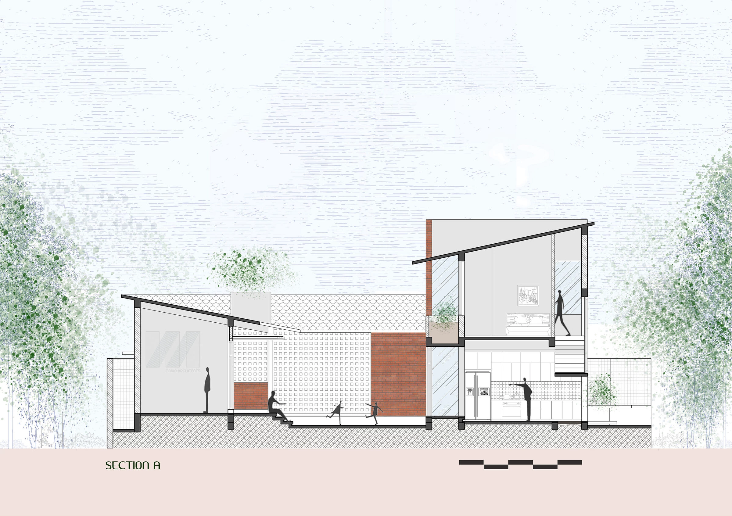 T3 House · 传统与现代相融合的乡村住宅设计丨越南丨ecmo architect-19