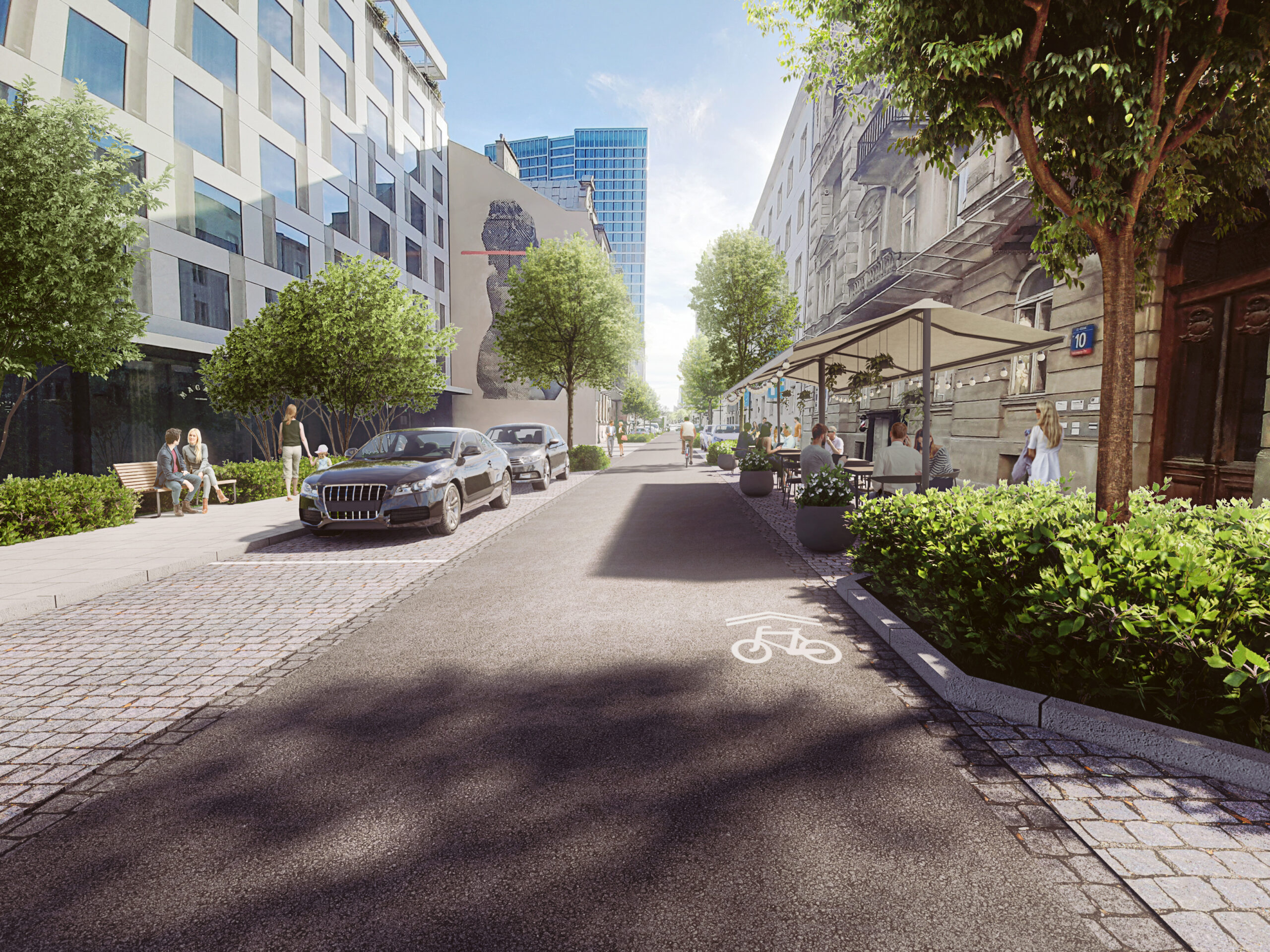 华沙新中心计划之赫米耶尔纳街公共空间开发项目丨波兰华沙-17