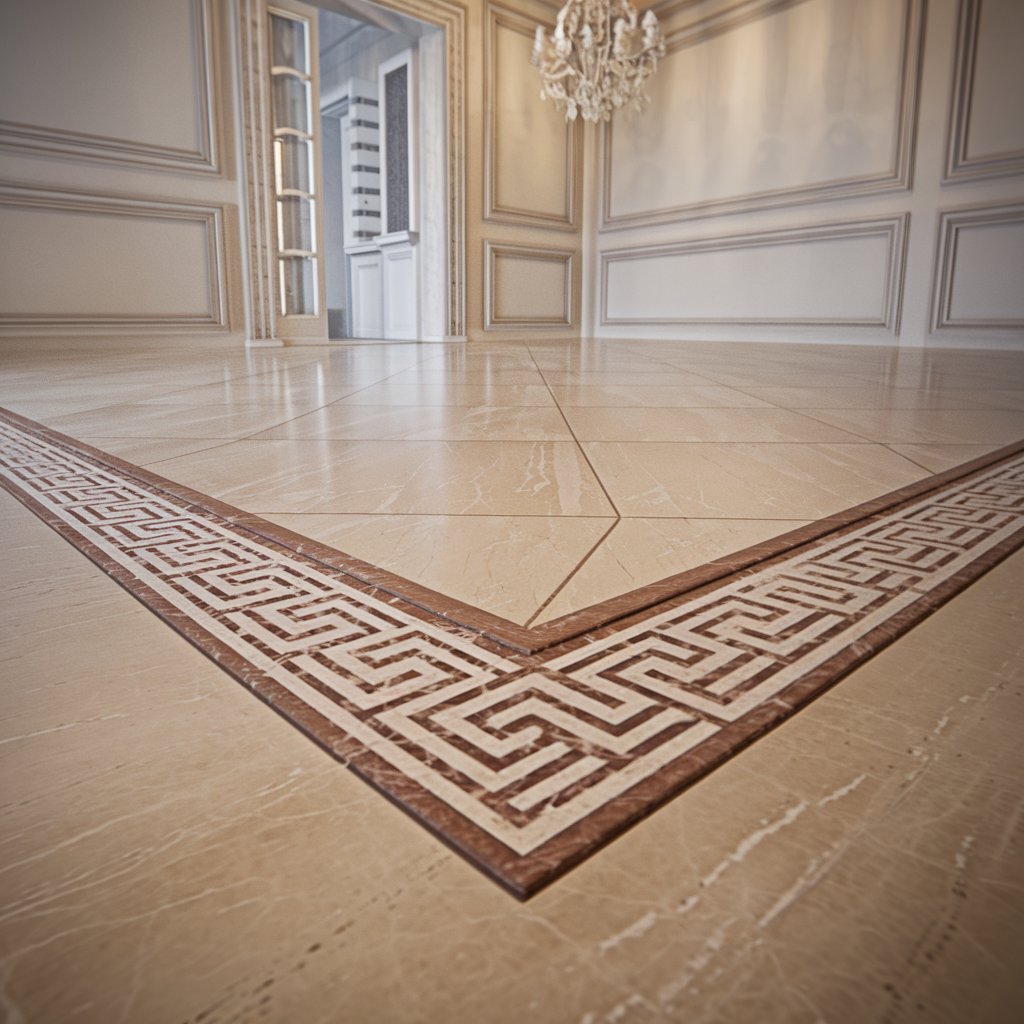 奢华米色与白色大理石餐厅设计-20