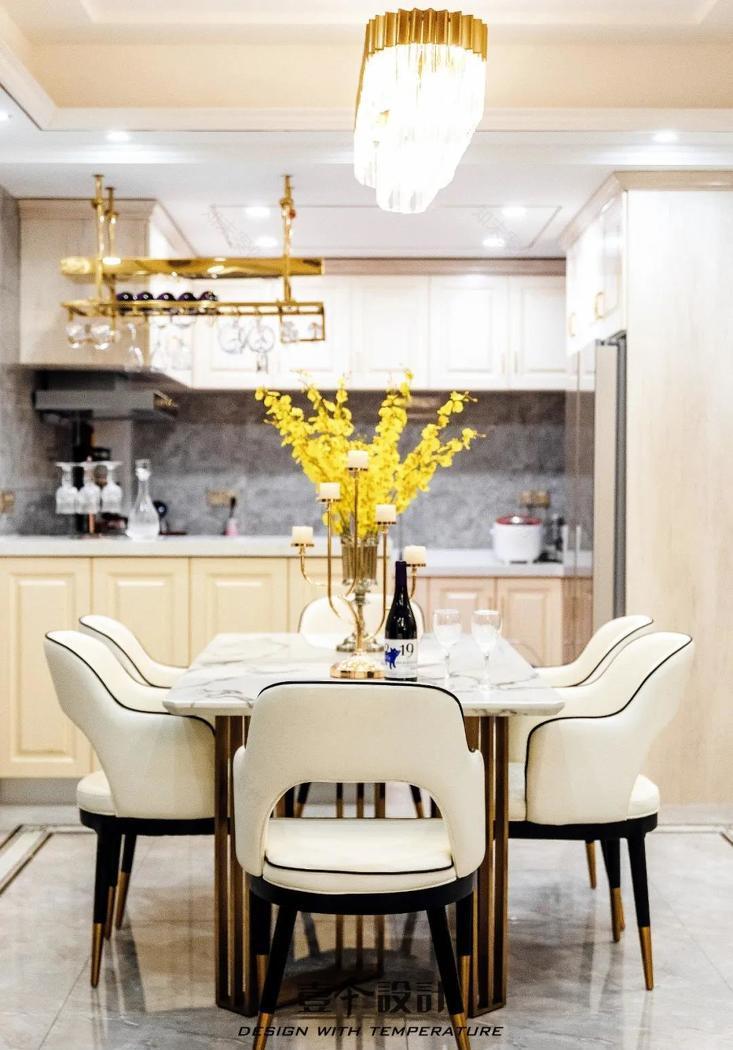 轻奢改造,八角玄关、开放式厨房打造现代宜居空间-41