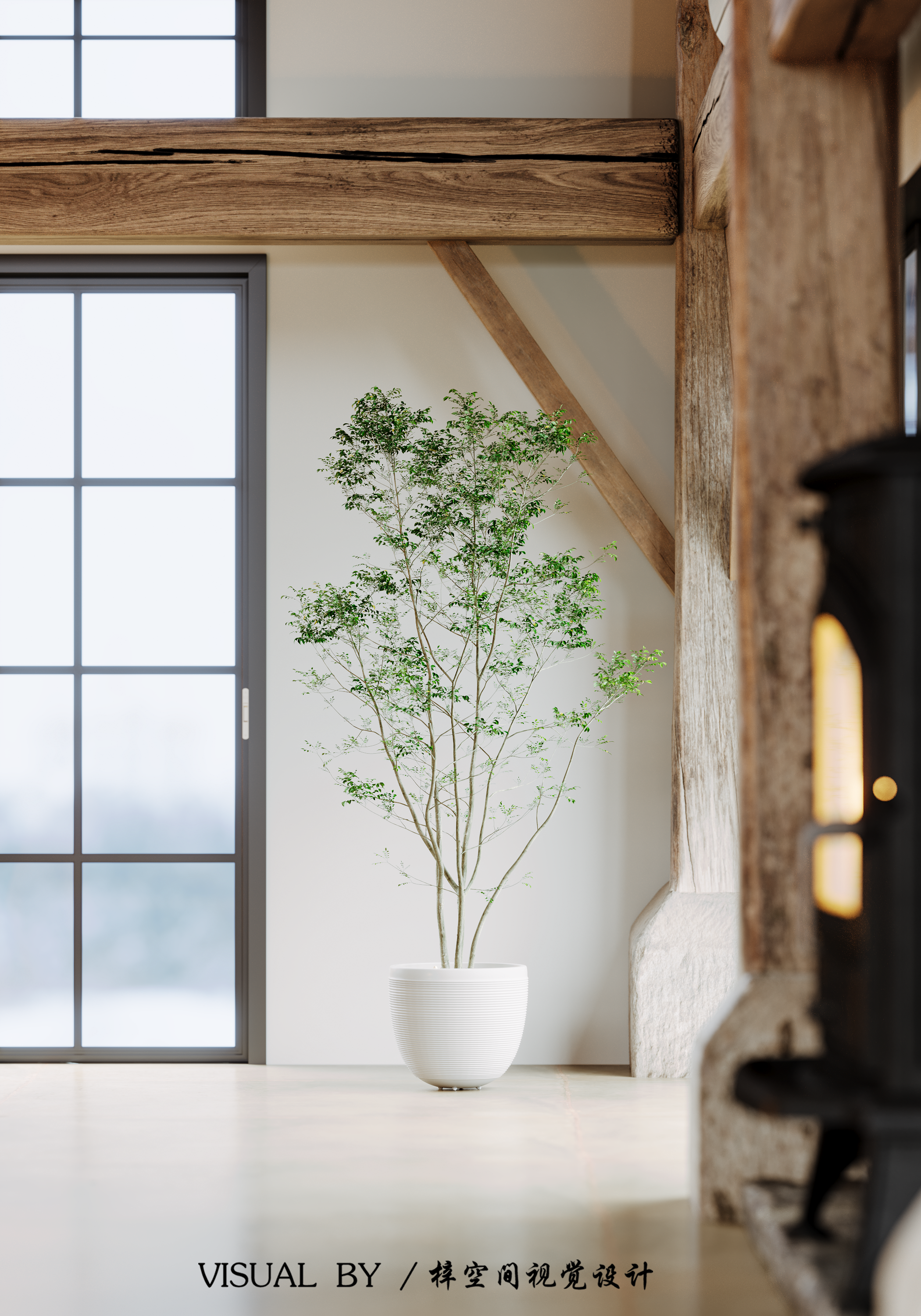 寂·寒丨梓空间视觉设计-15