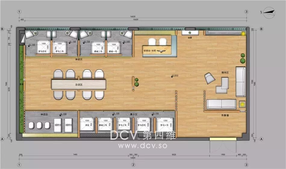 西安-扬子养生光波房（旗舰店）东方禅意展示展厅室内装修设计-31