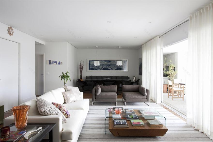 巴西 Apartamento Blues · 极简主义的完美诠释-4