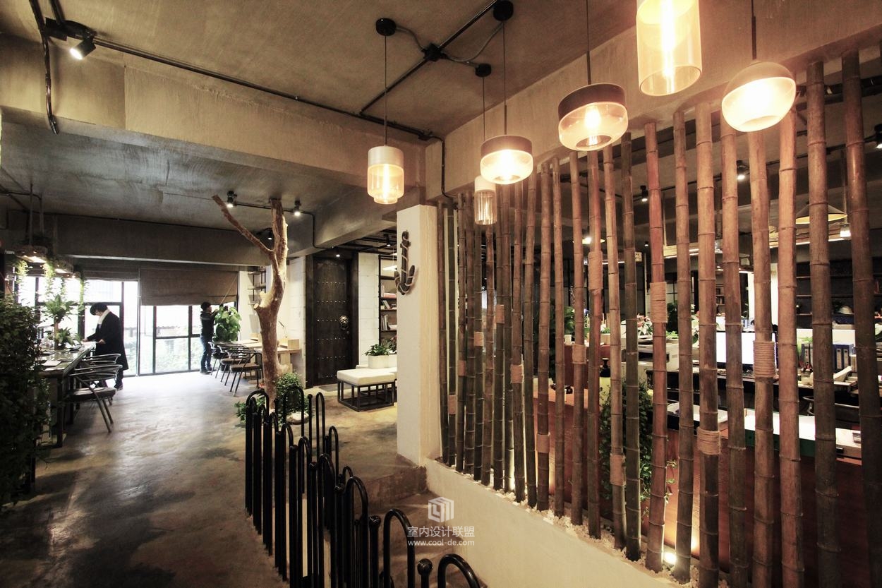 九门堂设计--广西南宁市一花一世界艺术生活馆办公休闲空间-15