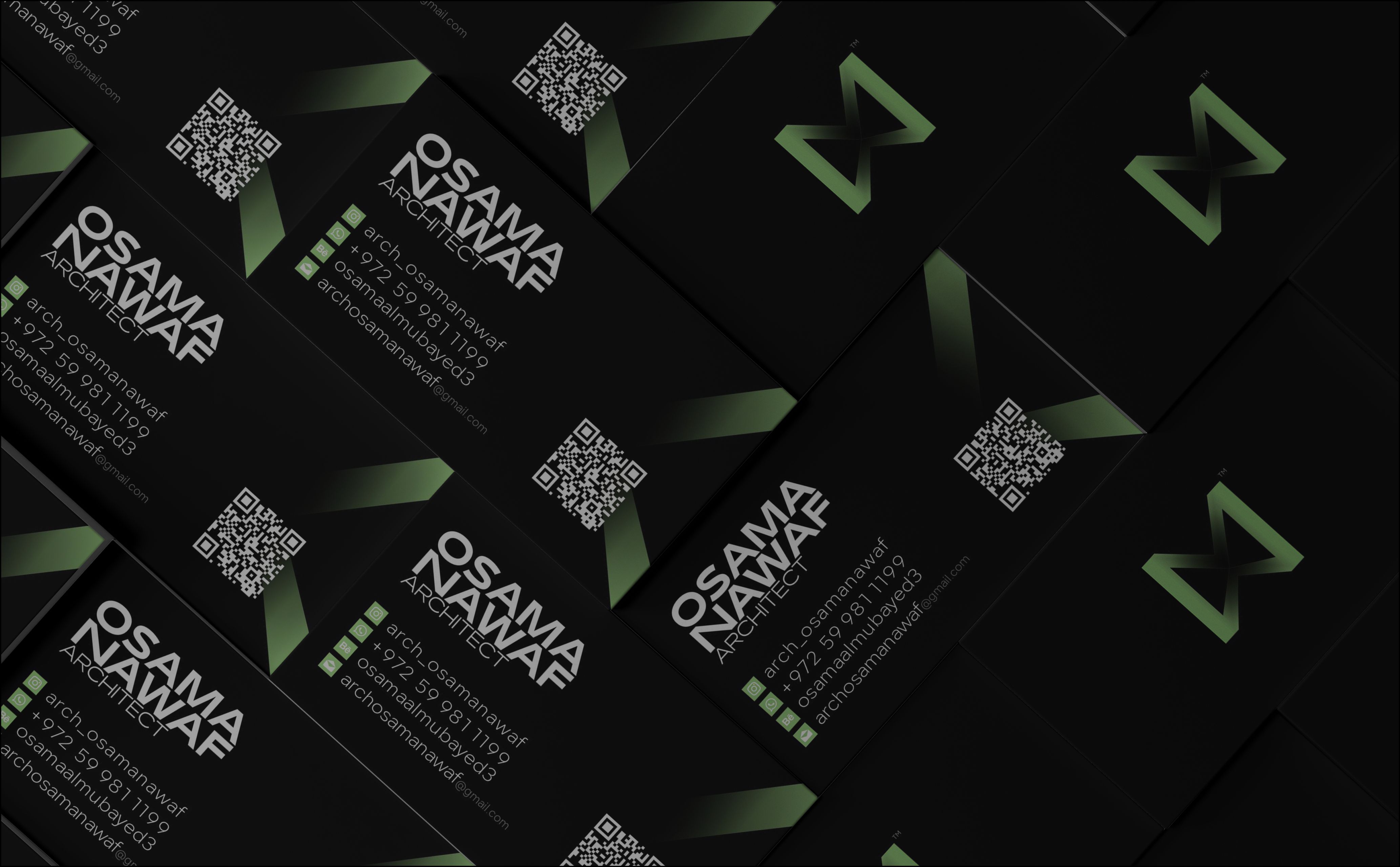 OSAMA NAWAF 建筑品牌 LOGO 设计与视觉识别-19