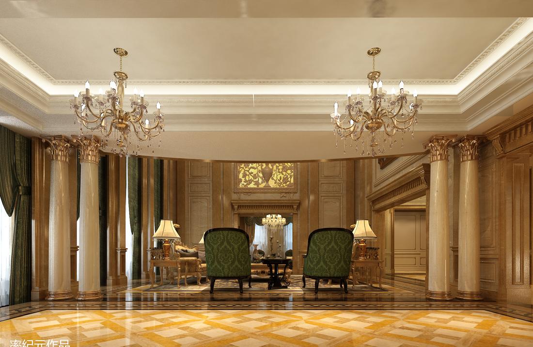 海逸王墅独栋别墅 | 石材与木质的奢华融合-15