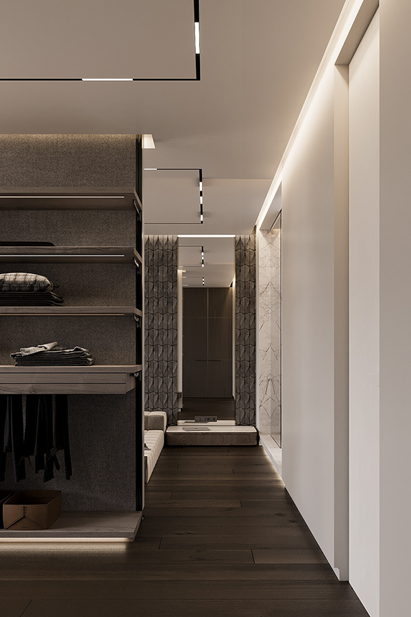 高级黑+简洁白 温和纯粹，回归空间的素净情怀-15