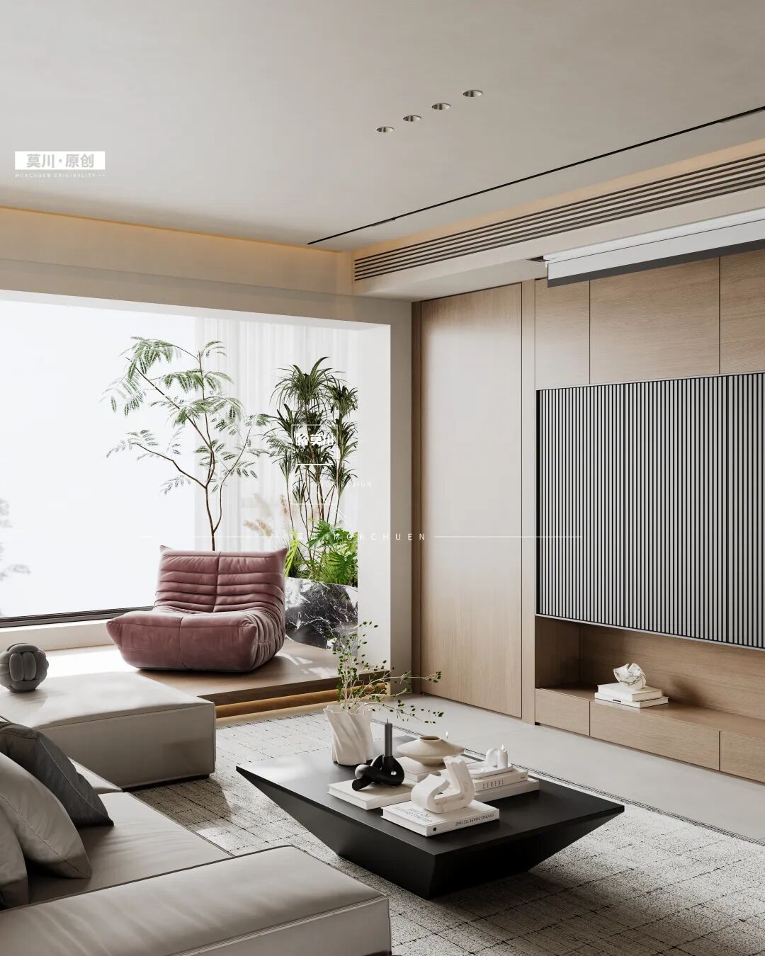 【莫川作品】深圳龙岗168㎡意式风格的家-34