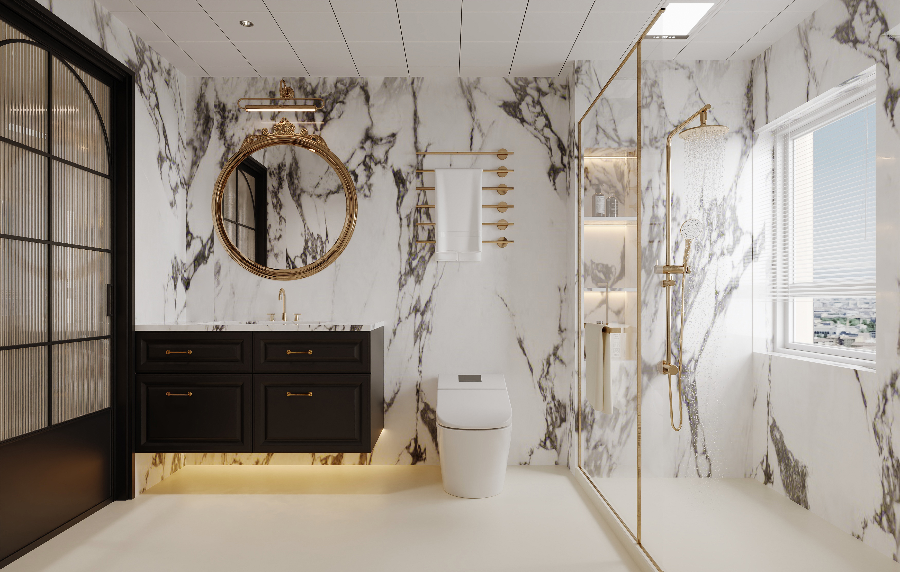 法式中古风住宅设计-11