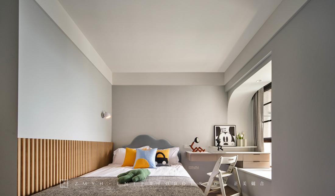 原木色+拱形元素的三口之家-25