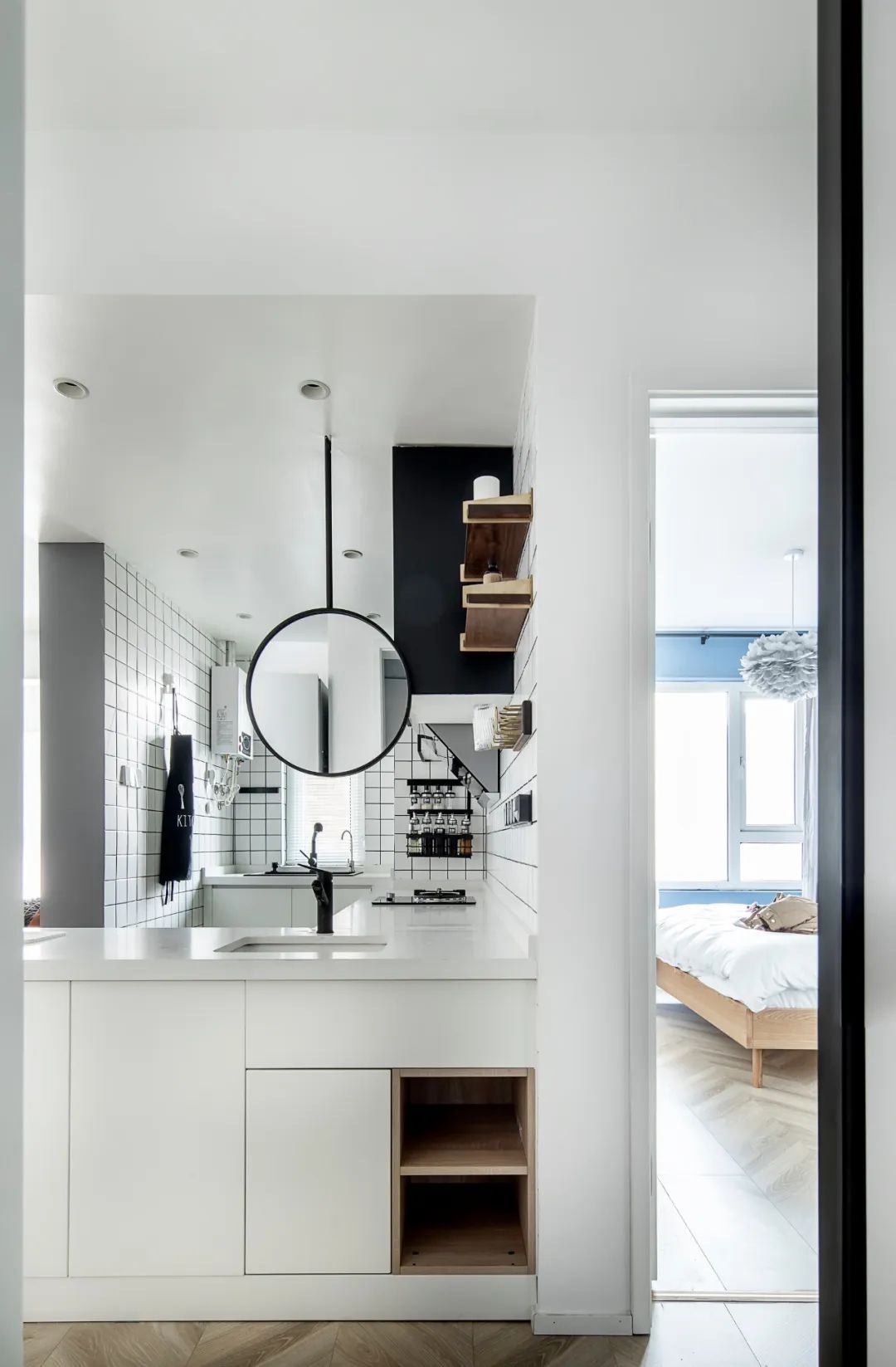 63㎡武汉公寓改造，LDK 一体化++ 多功能叠加，轻盈通透又实用-56