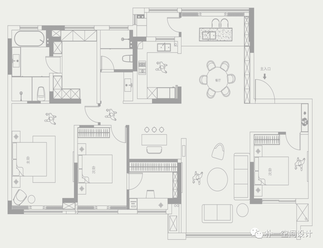 香缇雅苑丨中国亳州丨朴一空间设计-35