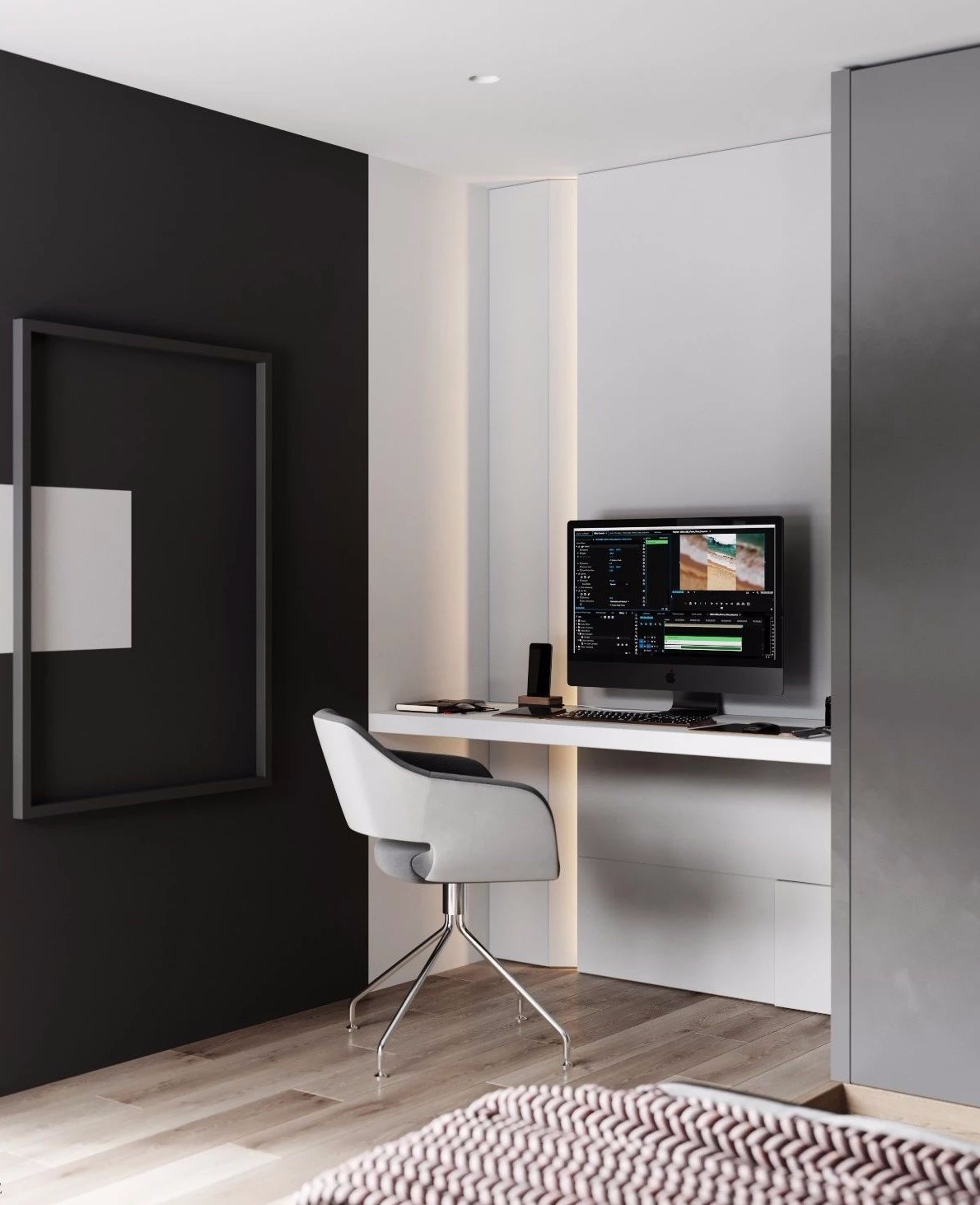 圣彼得堡 65㎡简约卧室设计丨俄罗斯圣彼得堡-41