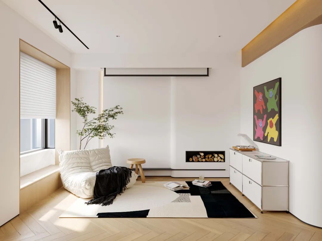 田野伏特加 · 自由风的 160㎡治愈空间设计丨中国天津丨DEEP WHITE-42