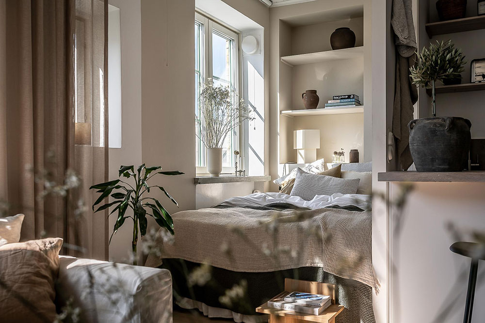 哥德堡 37 平米小公寓的巧妙分区设计-17