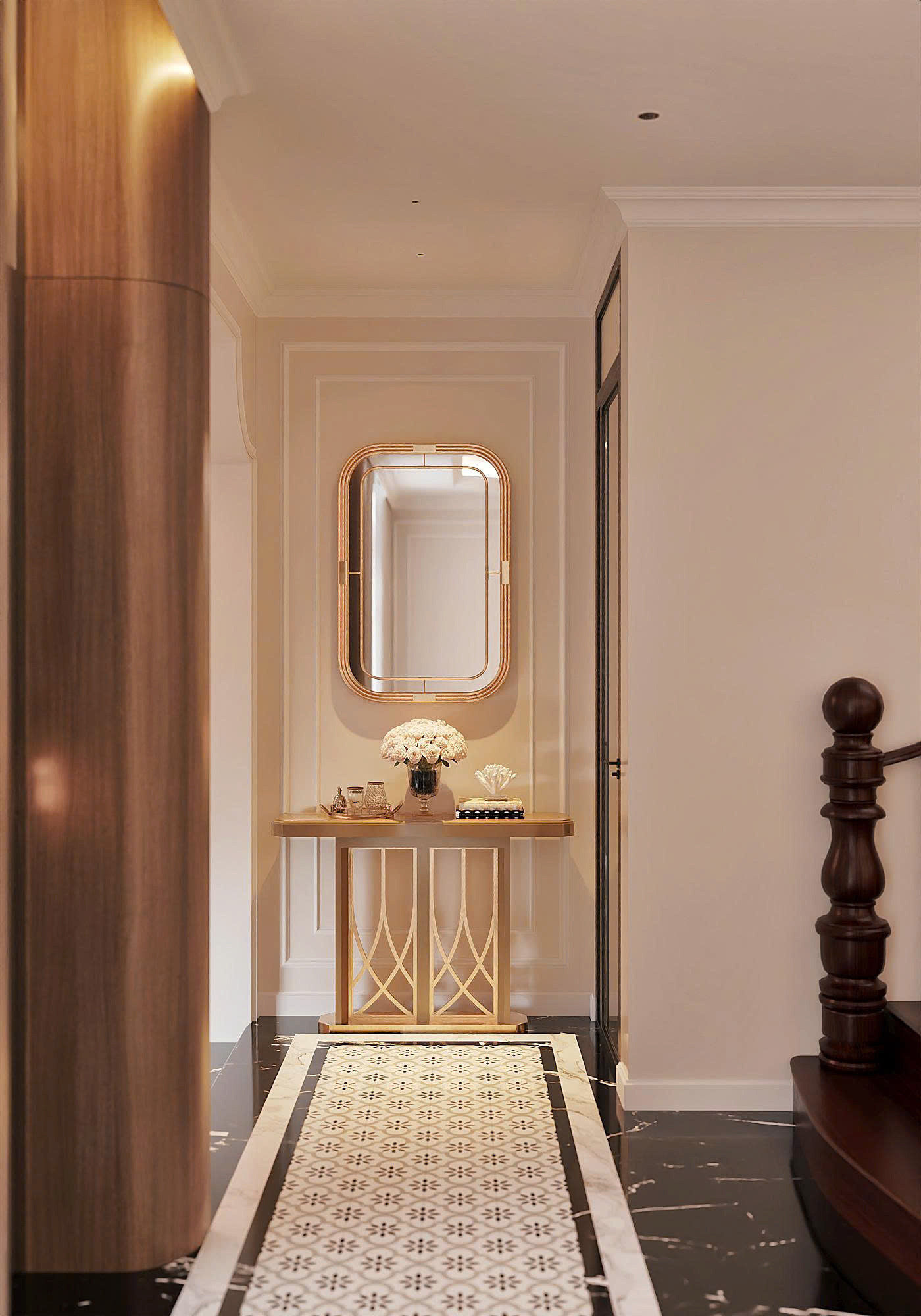 Neoclassical Townhouse Design | Green Life Architecture-8