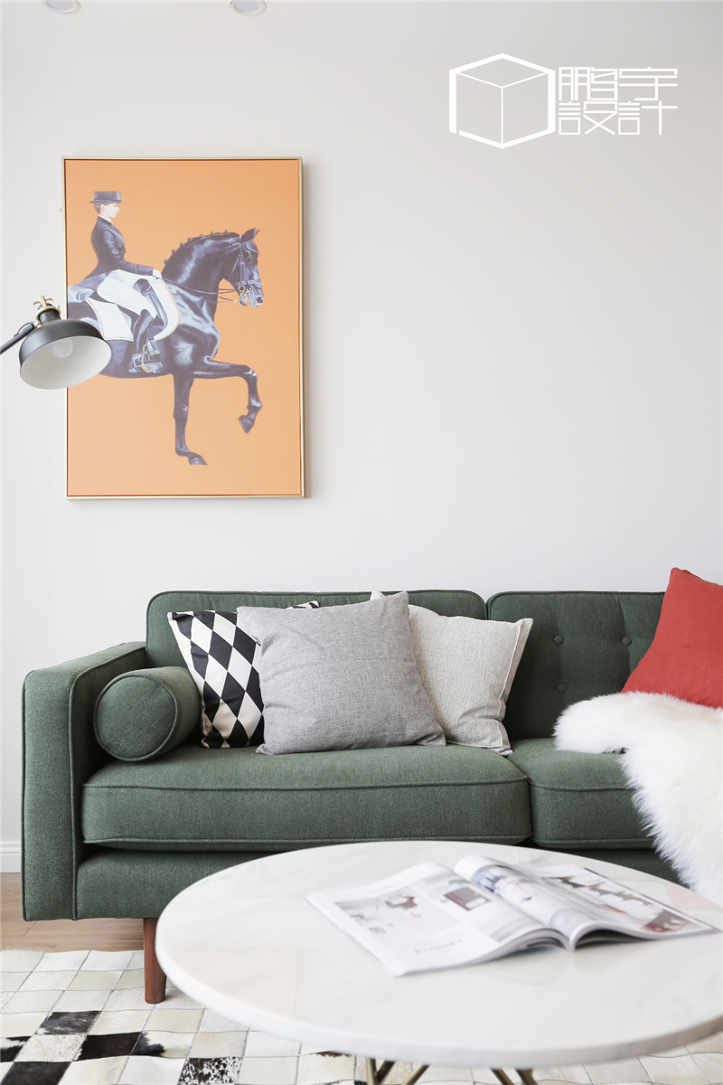 北欧风 110㎡邂逅温柔色彩-9