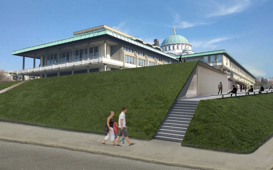 塞尔维亚国家图书馆仓库扩建项目丨贝尔格莱德丨MITarh d.o.o.等(获奖团队)-0