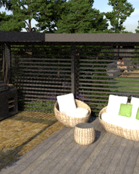 私人花园“现代  丘岗”设计项目丨俄罗斯圣彼得堡