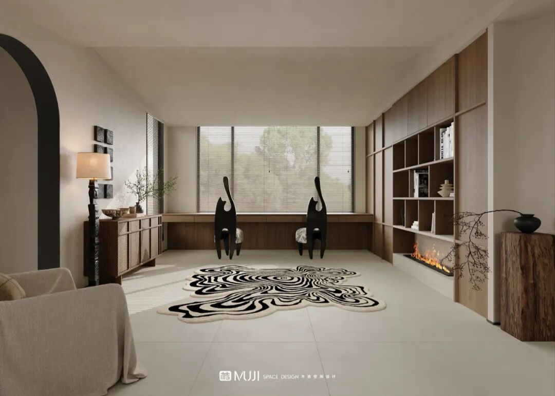 木吉新作｜在四层侘寂别墅中，寻找时光沉淀的诗意栖居-97