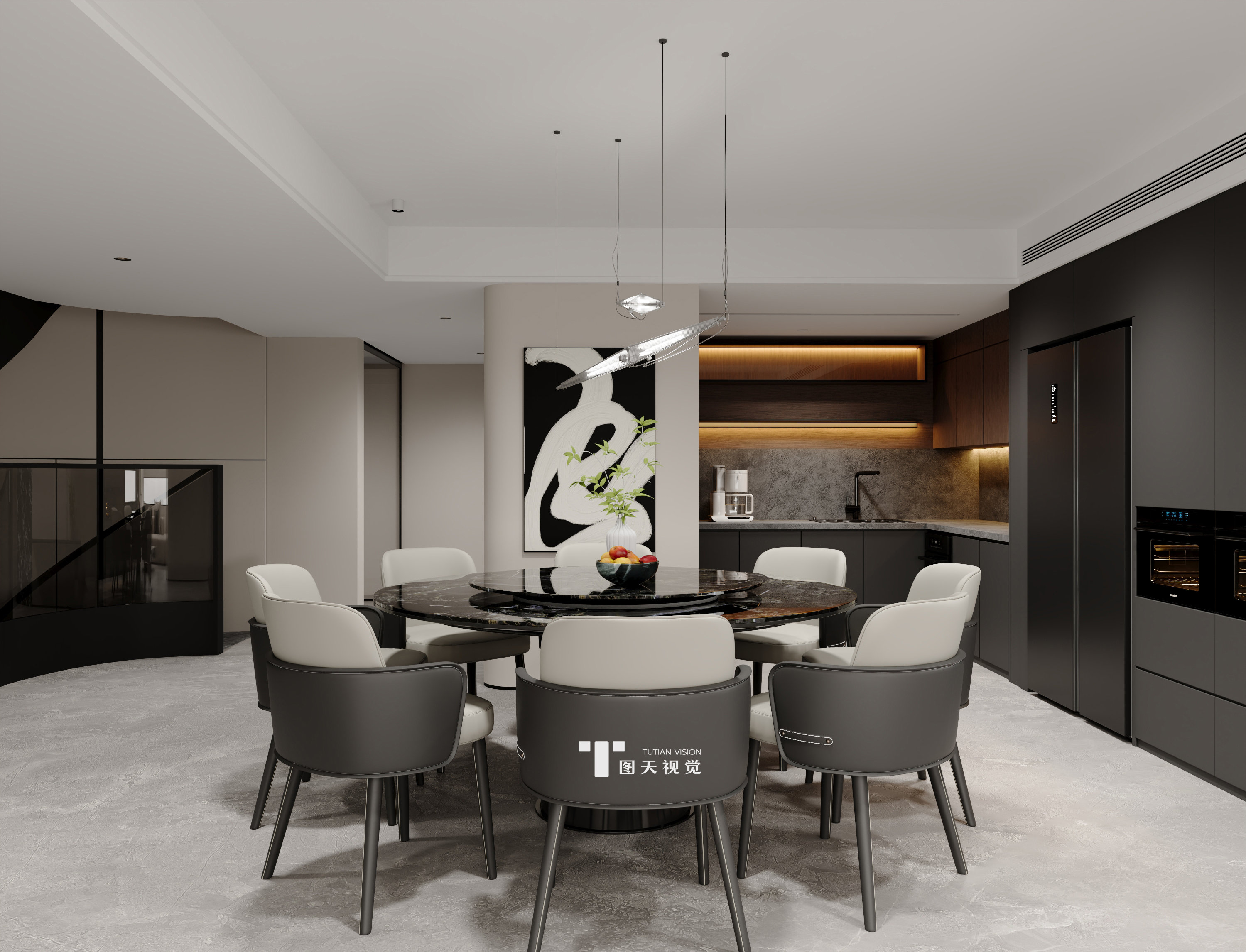 意式三层别墅-3