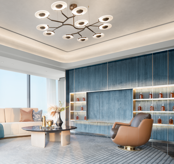 重庆新希望·D10·黑珍珠会所丨中国重庆丨硬装朴悦设计,软装范可萨-8