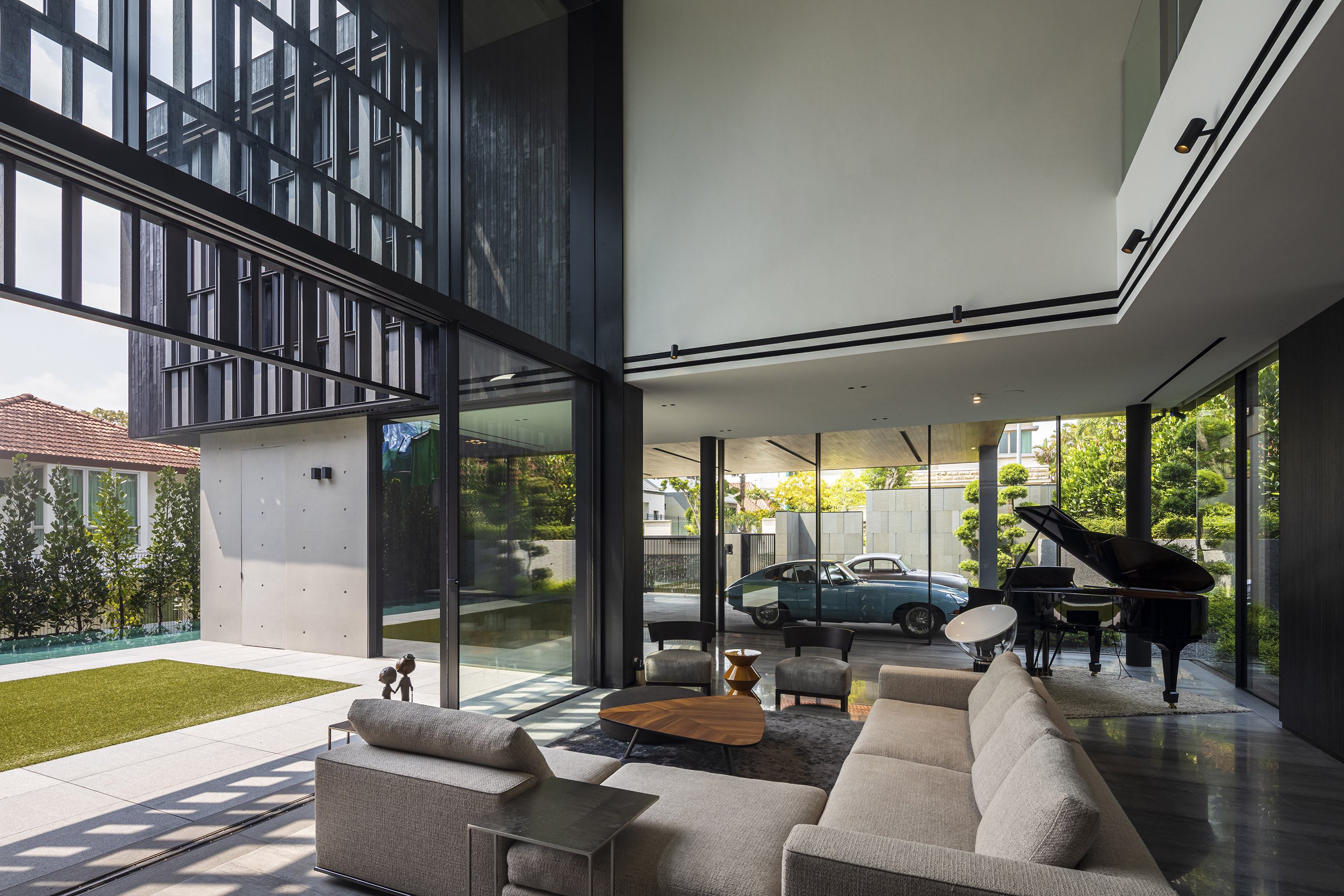 庭院式变体住宅丨K2LD Architects-14