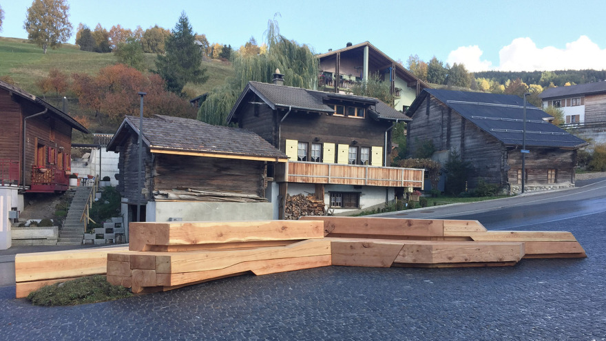 小镇广场及家具,瑞士 / Fernando Menis Architects-14