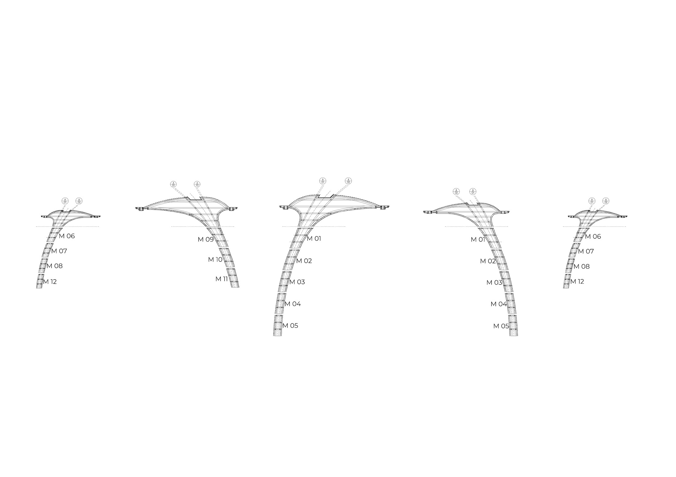 绿洲 + 系统,人造模块化棕榈呼吸结构系统丨阿联酋阿布扎比-33