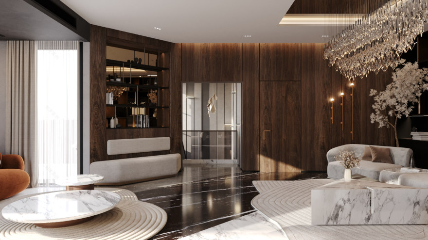 奢华·西高尔夫住宅丨埃及开罗丨MYS Architects-11