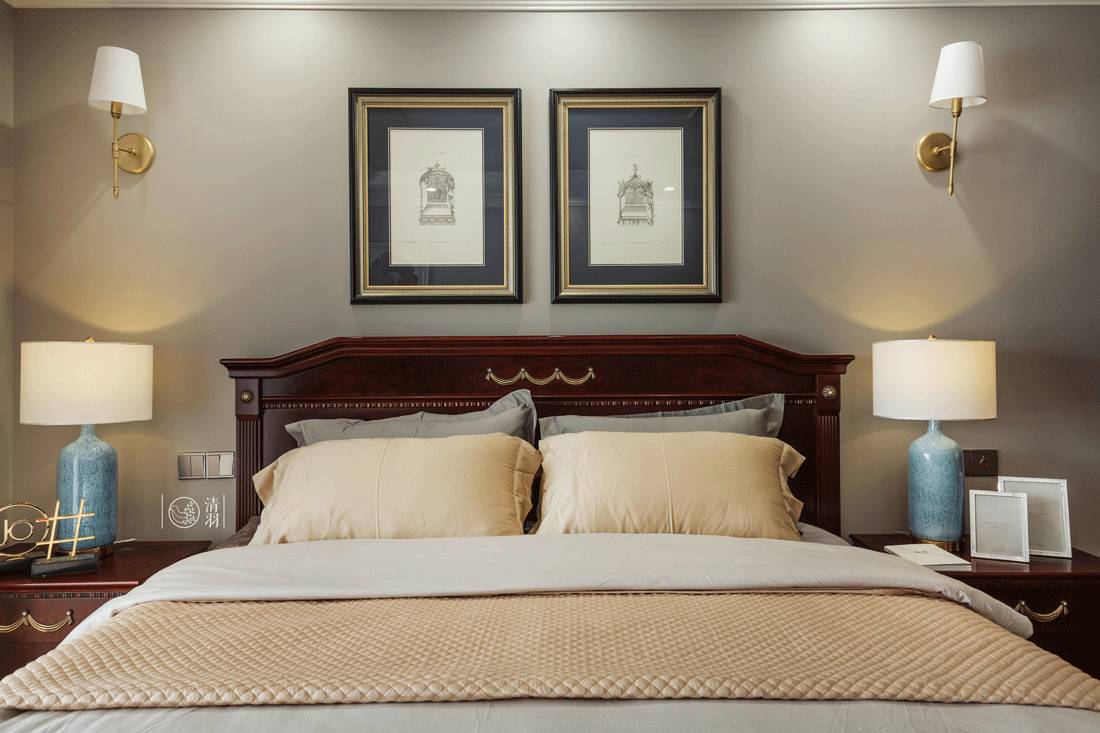 优雅知性,成都 180 平米美式四居室设计-55