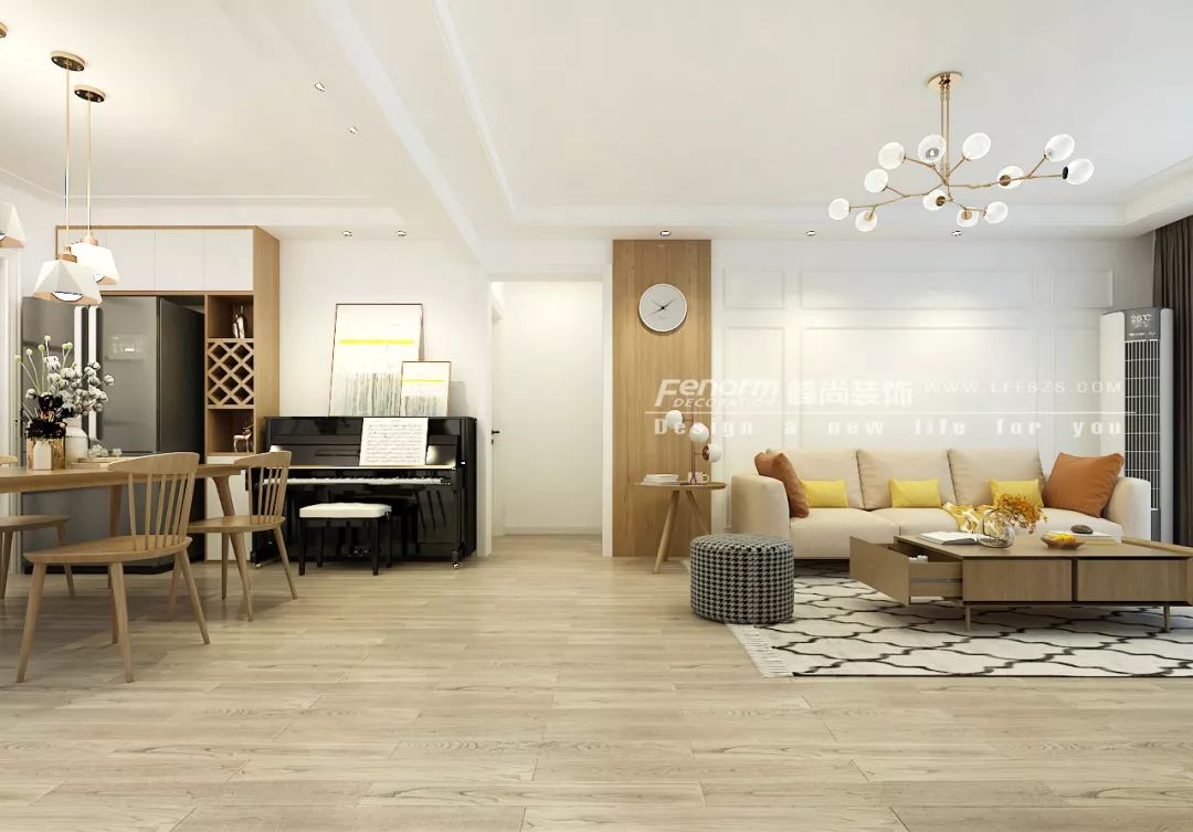 格林郡府 120㎡简约家居,于品品打造生活的轨迹-24